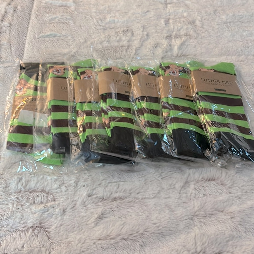 7 Brand new Luther Pike FUN socks!!